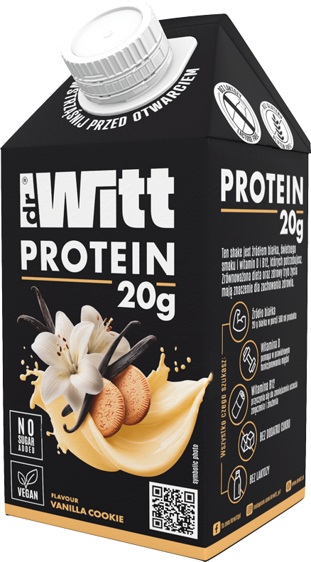 Witt Protein Shake o smaku waniliowego ciastka 500ml