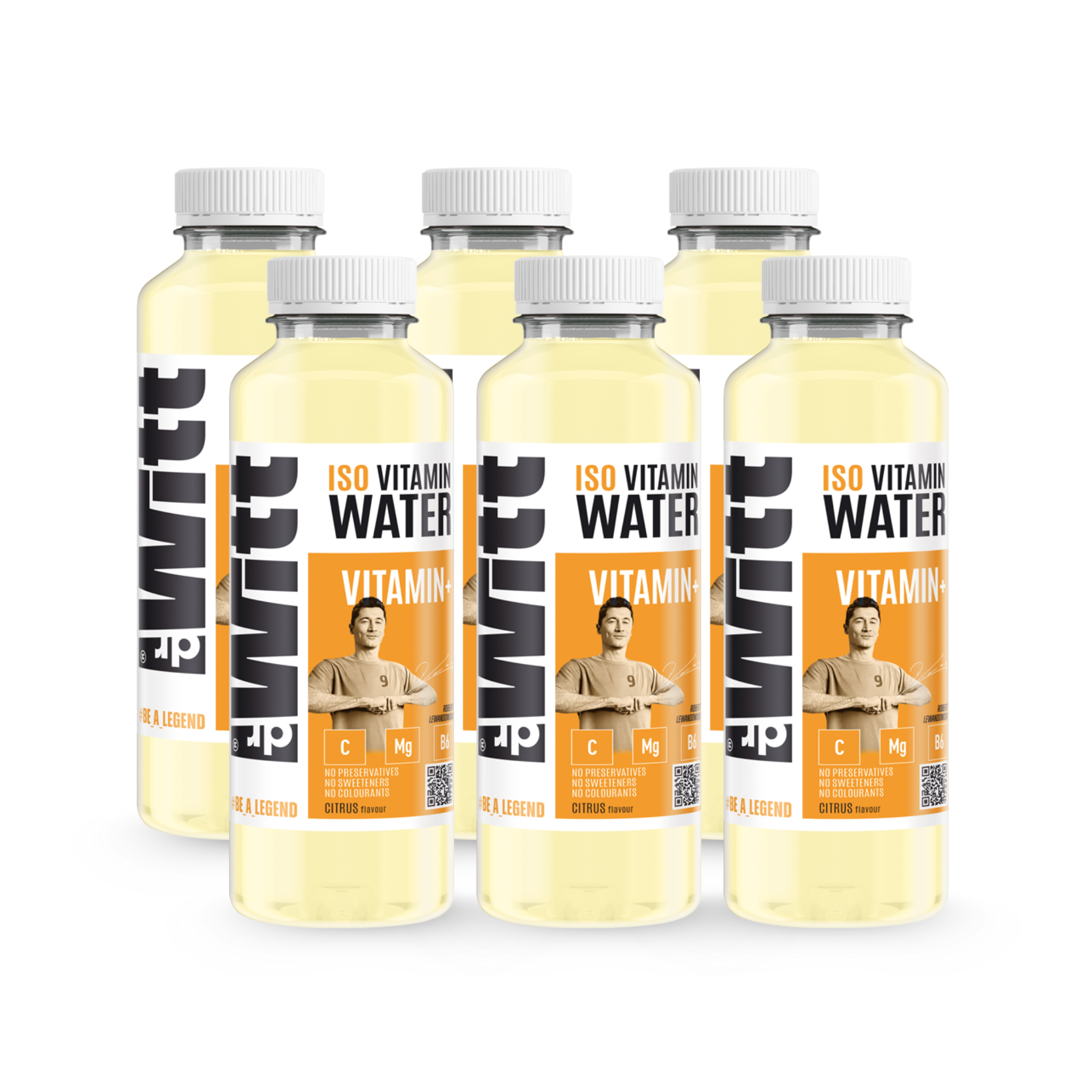 DR WITT ISO Vitamin Water zielone jabłko WIT. E 550ml x6 | PACK-DRWITT ...
