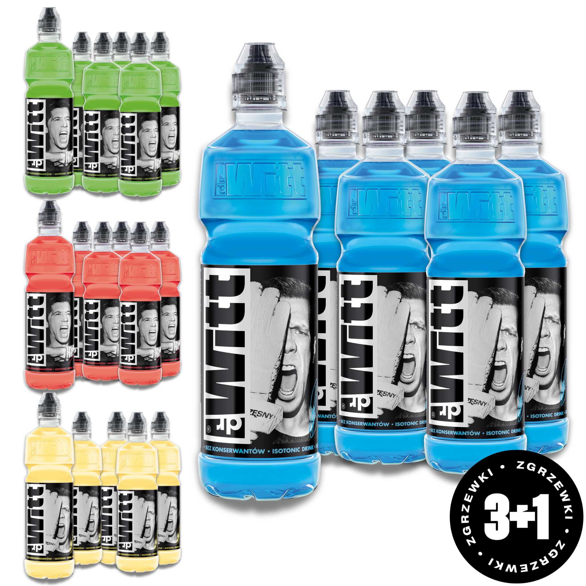 WITT Isotonic Drink Mix smaków 750ml x24