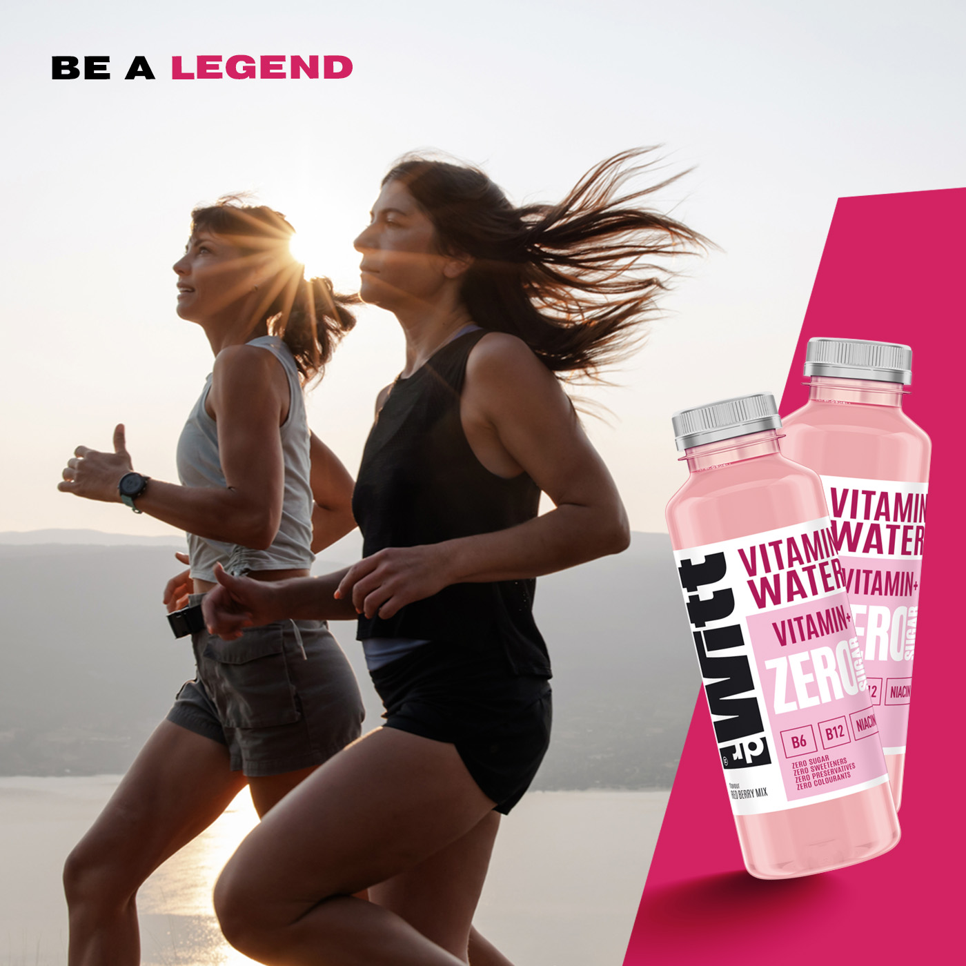 WITT Vitamin Water ZERO red berry mix VITAMIN+ 550ml