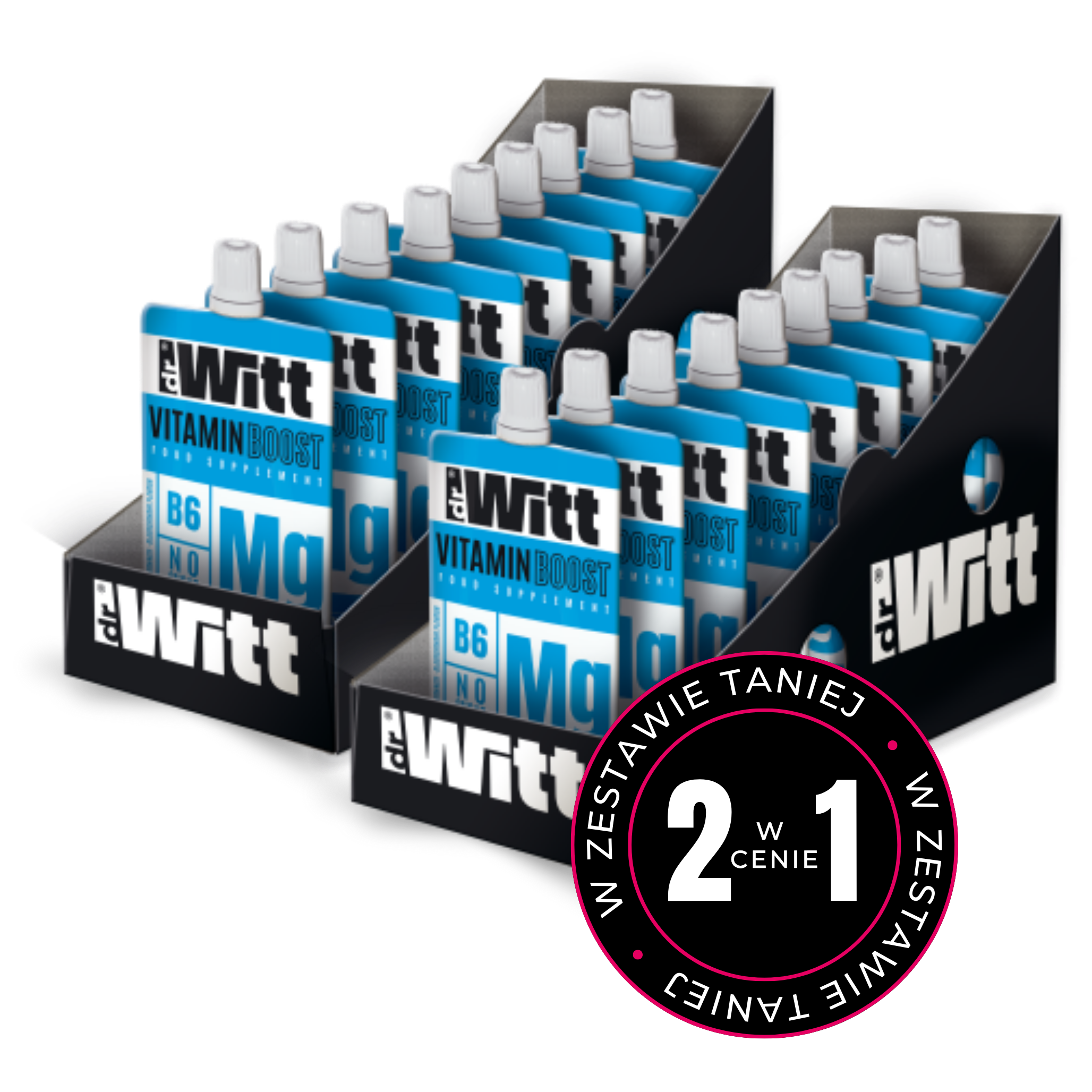 WITT Vitamin Boost czarna porzeczka-granat 18x90g