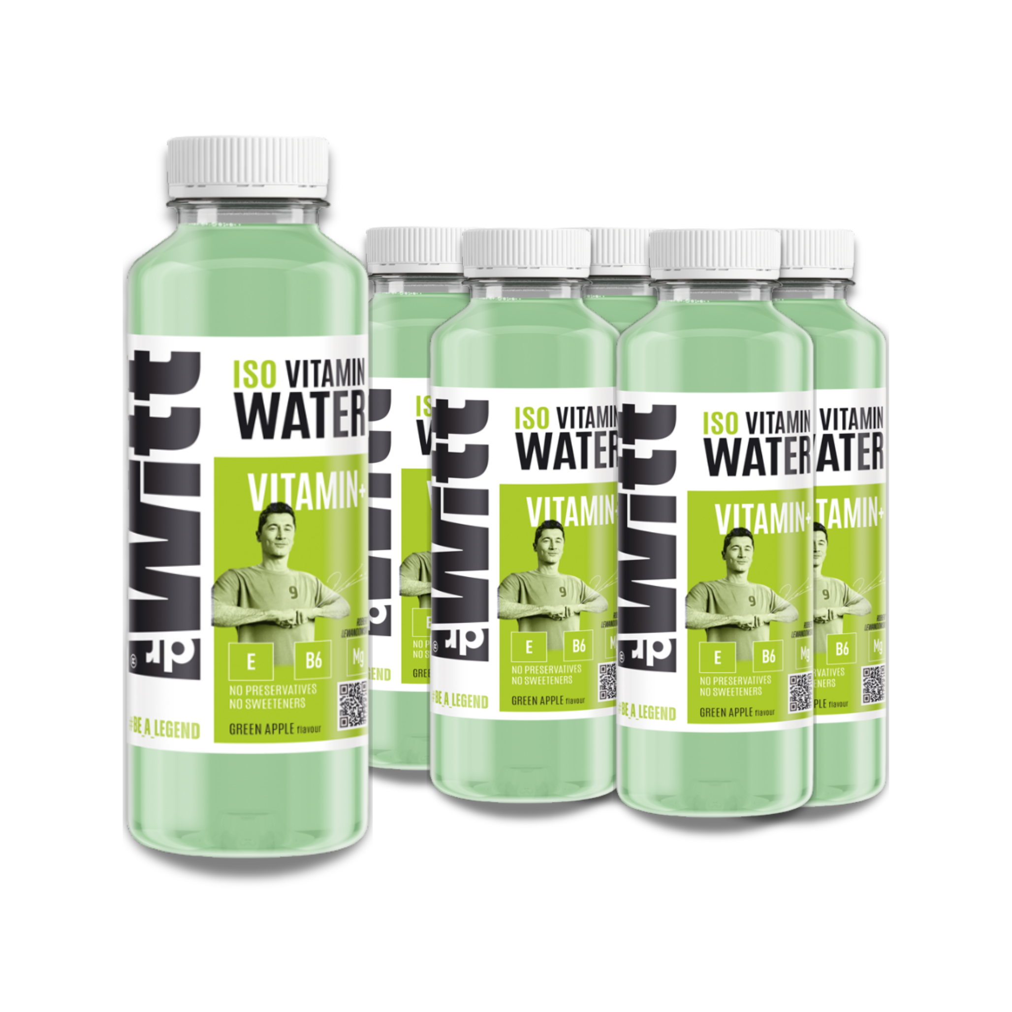 WITT ISO Vitamin Water zielone jabłko WIT. E 550ml x6