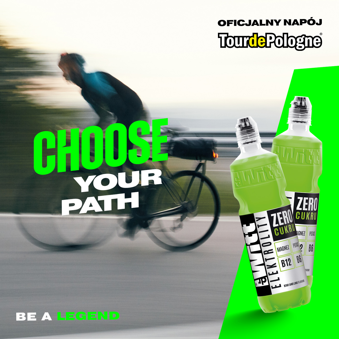 WITT Elektrolity ZERO kiwi-limonka 750ml