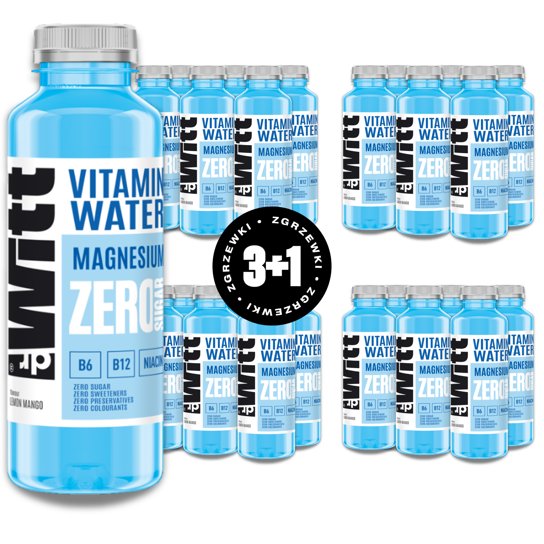 WITT ISO Vitamin Water ZERO MAGNESIUM WAVE x24