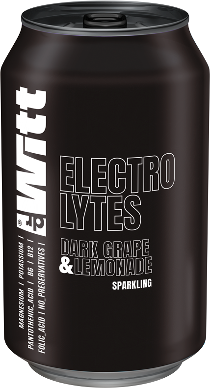 WITT Elektrolity napój gazowany z witaminami Winogrono-Cytryna 330ml