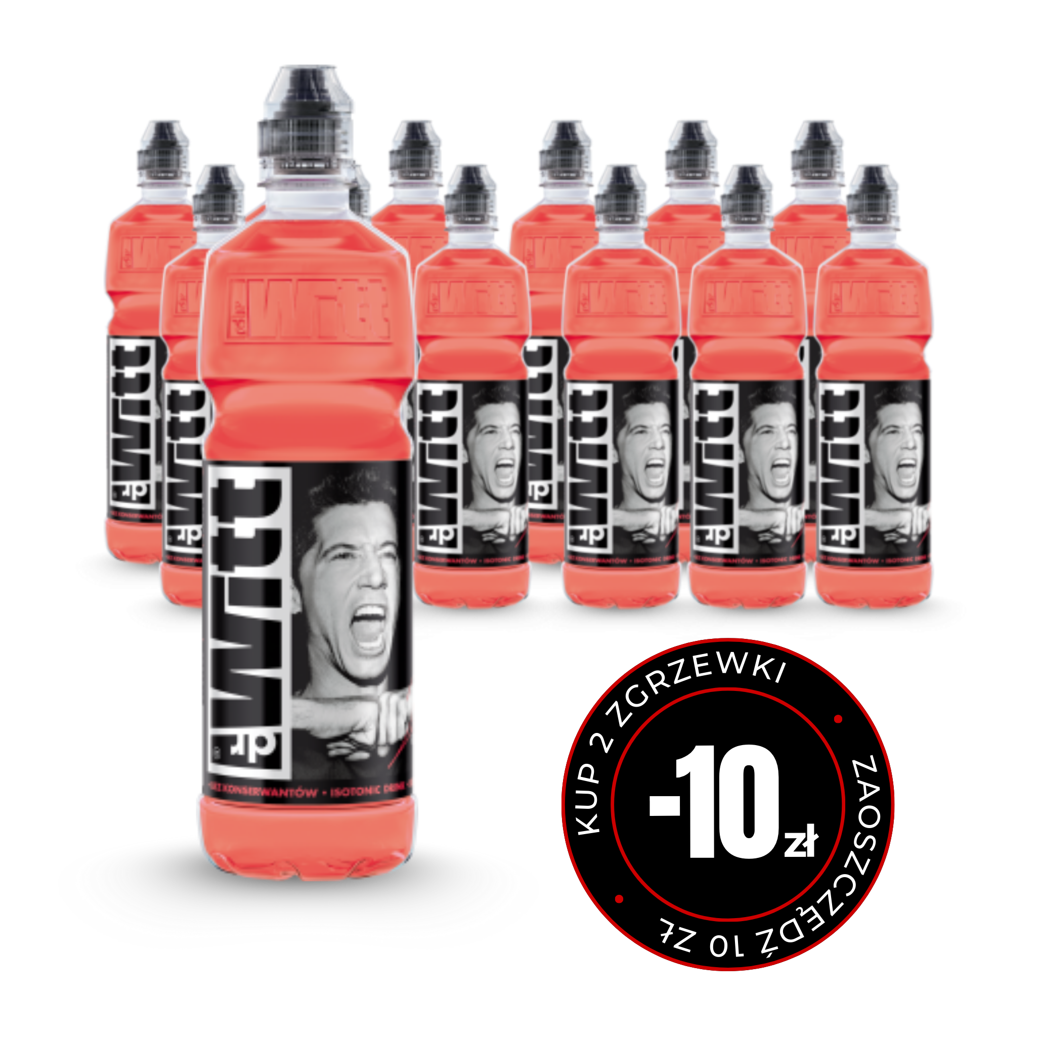 WITT Isotonic Drink czerwona pomarańcza 750ml x12