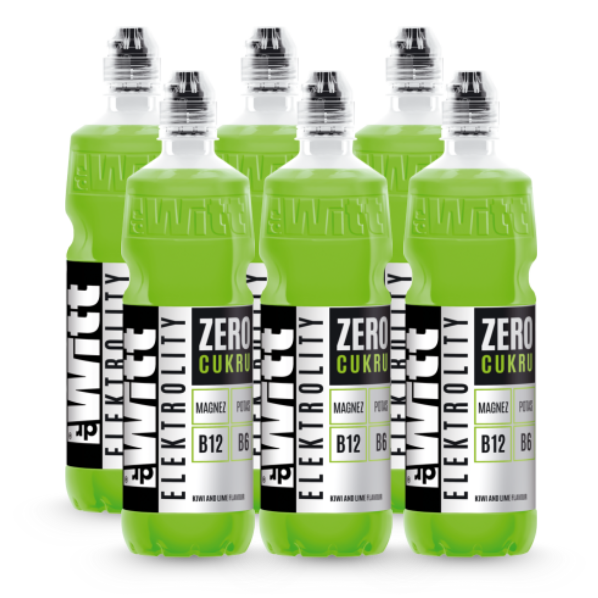 WITT Elektrolity ZERO kiwi-limonka 750ml x6