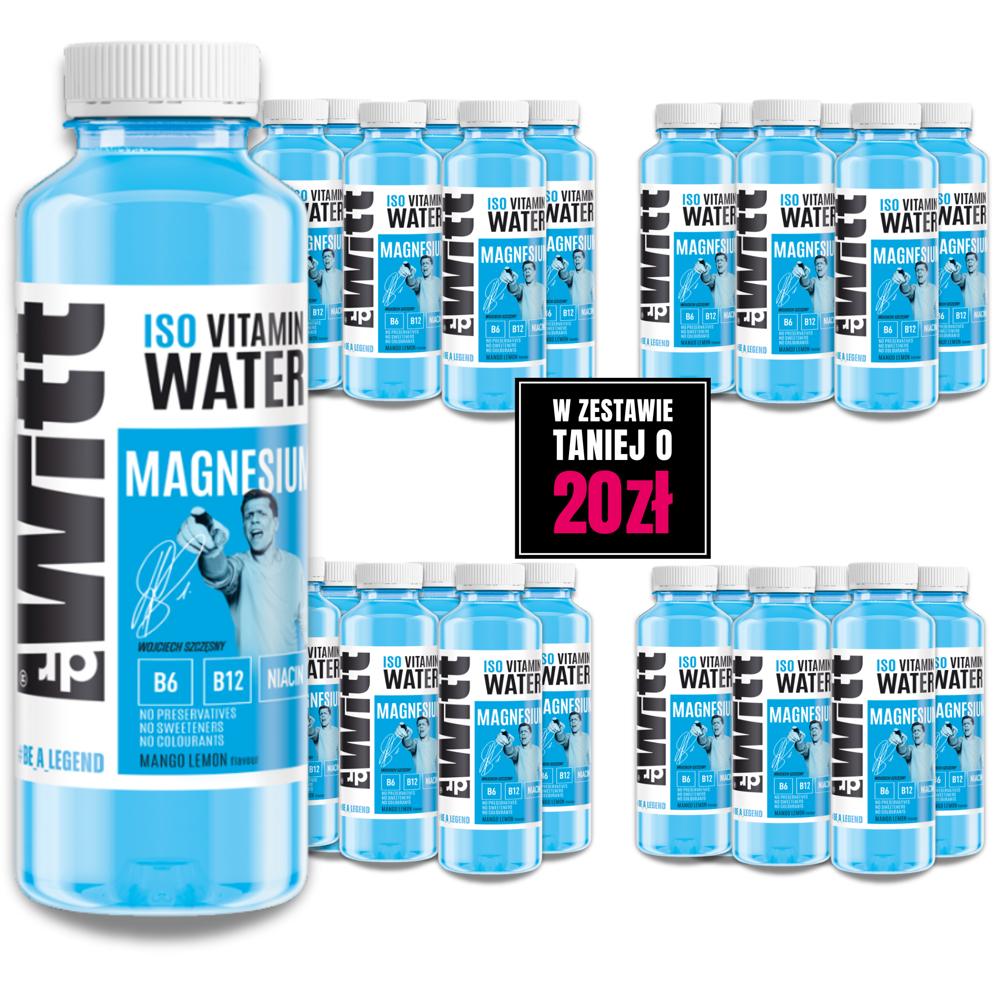 WITT ISO Vitamin Water MAGNEZ x24