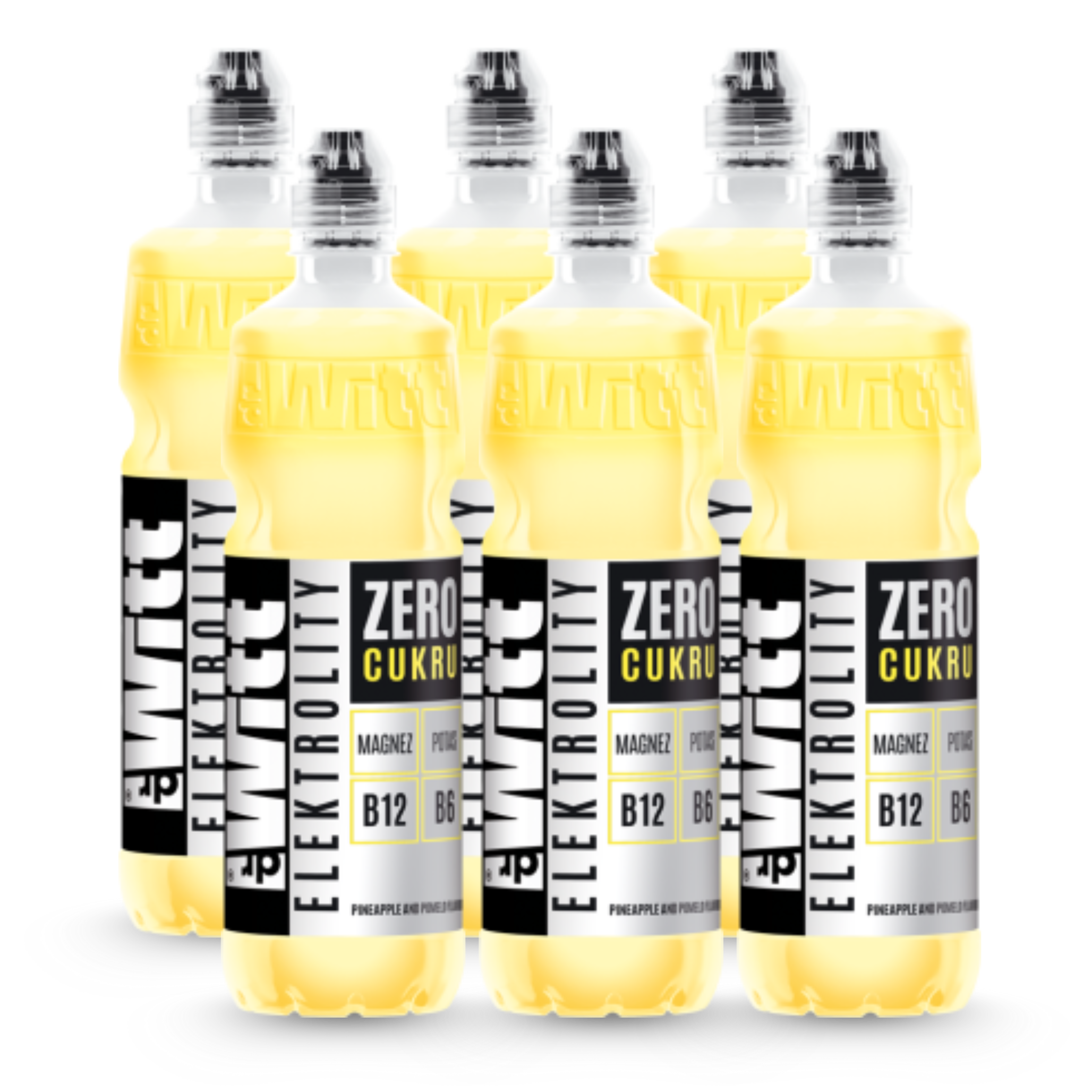 WITT Elektrolity ZERO ananas-pomelo 750ml x6